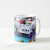Pop Art Bermuda Koffie Mok (Voorkant rechts)