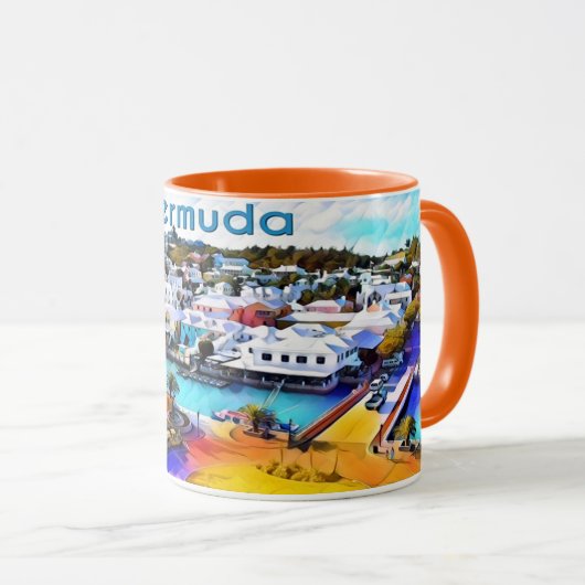 Pop Art Bermuda Mok (Voorkant rechts)