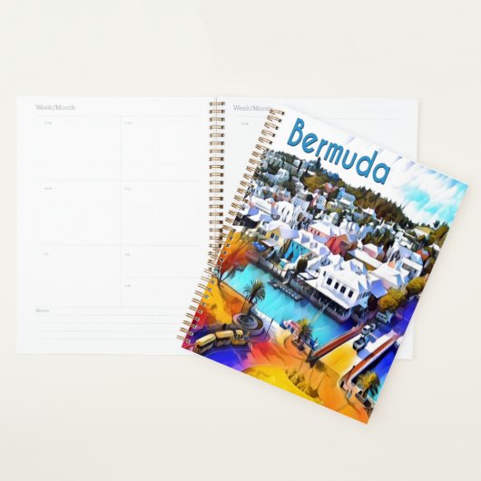 Pop Art Bermuda Planner (Display)