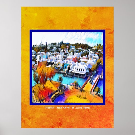 Pop Art Bermuda Poster (Voorkant)