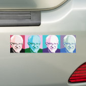 Pop Art Bernie Sanders - Bernie Sanders - .png Bumpersticker (Op auto)