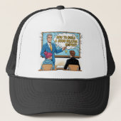 Pop Art Billion-Dollar Empire Builder Hat Trucker Pet (Voorkant)
