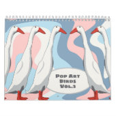 Pop Art Birds Vol. 3 Levendige Cockatiel Hummingbi Kalender (Hoes)