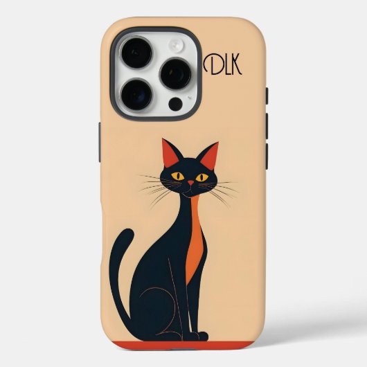 Pop Art Black Cat Case-Mate iPhone Case (Achterkant)