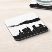 Pop Art Black White New York City Drankjes Onderzetter (Linkerzijde)