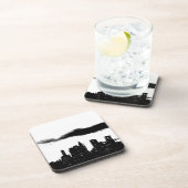 Pop Art Black White New York City Drankjes Onderzetter (Rechterzijde)