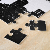 Pop Art Black White New York City Legpuzzel (Zijkant)