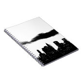 Pop Art Black White New York City Notitieboek (Rechterzijde)