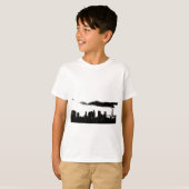Pop Art Black White New York City T-shirt (Voorkant volledig)