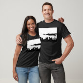 Pop Art Black White New York City T-shirt (Unisex)