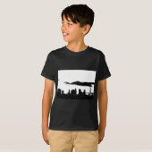 Pop Art Black White New York City T-shirt (Voorkant volledig)