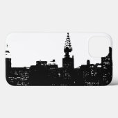 Pop Art Black White NY Manhattan Case-Mate iPhone Case (Achterkant (horizontaal))