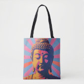 Pop Art Boeddha Tote Bag (Voorkant)