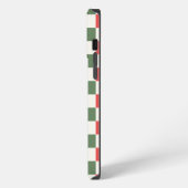 Pop Art Boekenwurm, Kerstmis iPhone Hoesje (Linkerkant)