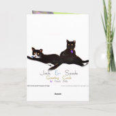 Pop-art Boston Terrier Kaart (Achterkant)