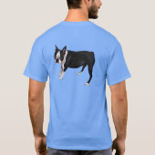 Pop Art Boston Terrier T-shirt (Achterkant)