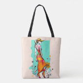 Pop Art Botanical Dream Tote 🌈🌼 Bag (Achterkant)