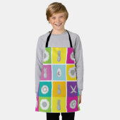 Pop Art Botanical & Fruit All-Over Print Schort (Gedragen)