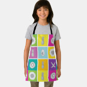 Pop Art Botanical & Fruit All-Over Print Schort (Insitu)