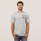 Pop Art Botanical & Fruit Mannen T-shirt (Voorkant volledig)