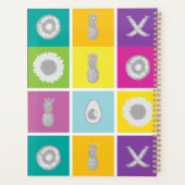 Pop Art Botanical & Fruit Pattern Planner (Achterkant)