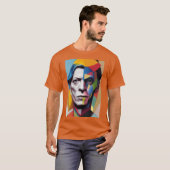 Pop Art Bowie T-shirt (Voorkant volledig)