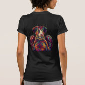 Pop Art Boxer Dog Boxing front and back print T-shirt (Achterkant)