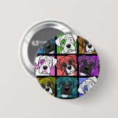 Pop Art Boxer Ronde Button 5,7 Cm (Voorkant /achterkant)