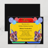 Pop Art Boxers Birthday Barker Kaart (Voorkant / Achterkant)