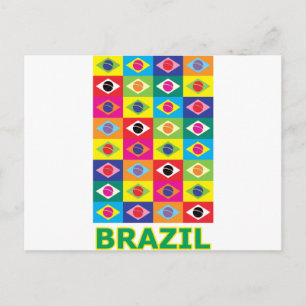 Pop Art Brazilië Briefkaart