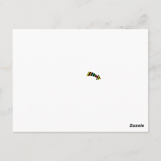 Pop Art Briefkaart (Achterkant)