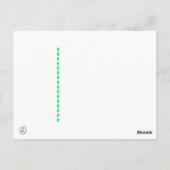 Pop Art Briefkaart (Achterkant)