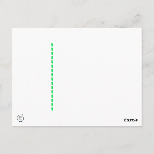 Pop Art Briefkaart (Achterkant)