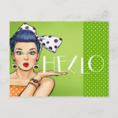 Pop Art Briefkaart 3 Blank Back (Voorkant)