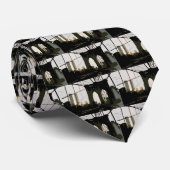 Pop Art Brooklyn Bridge Stropdas (Opgerold)