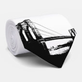 Pop Art Brooklyn Bridge Stropdas (Opgerold)