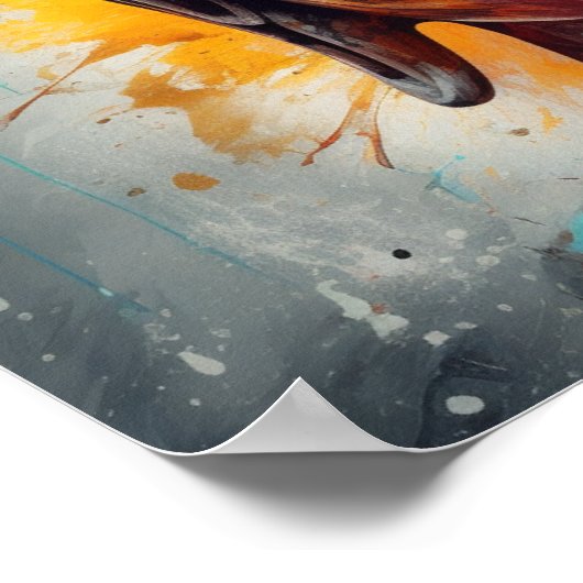 Pop Art Buddha Bust Poster (Hoek)