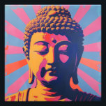 Pop Art Buddha Foto Afdruk<br><div class="desc">Als je van design houdt,  dan is deze perfect voor jou. Het show van Boeddha.</div>