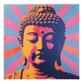 Pop Art Buddha Foto Afdruk (Voorkant)