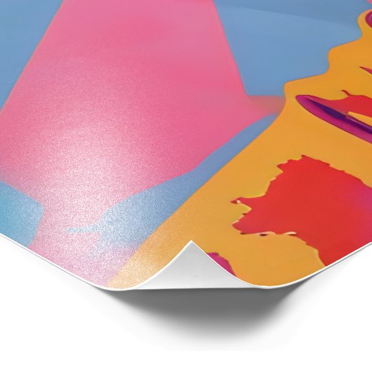 Pop Art Buddha Foto Afdruk (Hoek)