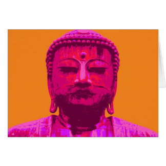 Pop Art Buddha Pink en Oranje