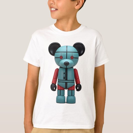 Pop Art Buddy in Rust T-shirt (Voorkant)