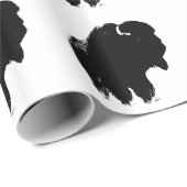 Pop Art Buffalo Bison Silhouette Cadeaupapier (Rol Hoek)