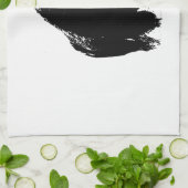 Pop Art Buffalo Bison Silhouette Theedoek (Gevouwen)