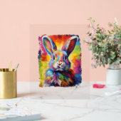 Pop Art Bunny Rabbit Acryl Bord (Huwelijk)