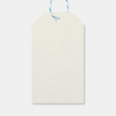 Pop Art Bunny Silhouttes Cadeaulabel (Achterkant)