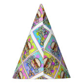 POP ART BURGER FEESTHOEDJES (Achterkant)