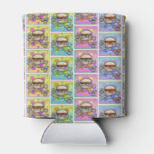 POP ART BURGER (Hamburger) Blikjeskoeler (Achterkant)