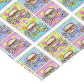 POP ART BURGER (Hamburger) Korte Tafelloper (Hoek)