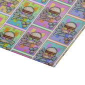 POP ART BURGER (Hamburger) Snijplank (Hoek)